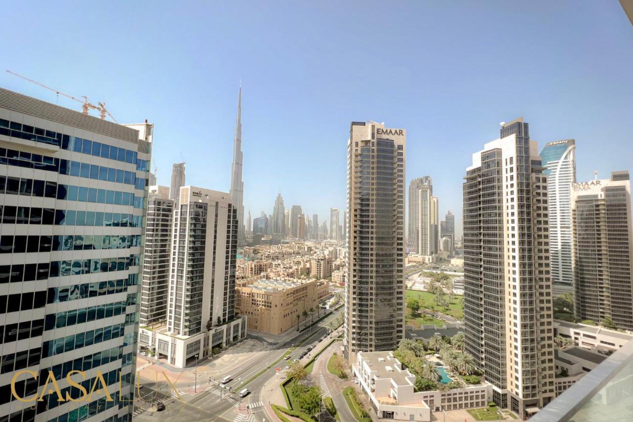 Stunning Std Flat In Dt, With Burj Khalifa View . Villa Dubai Exterior photo